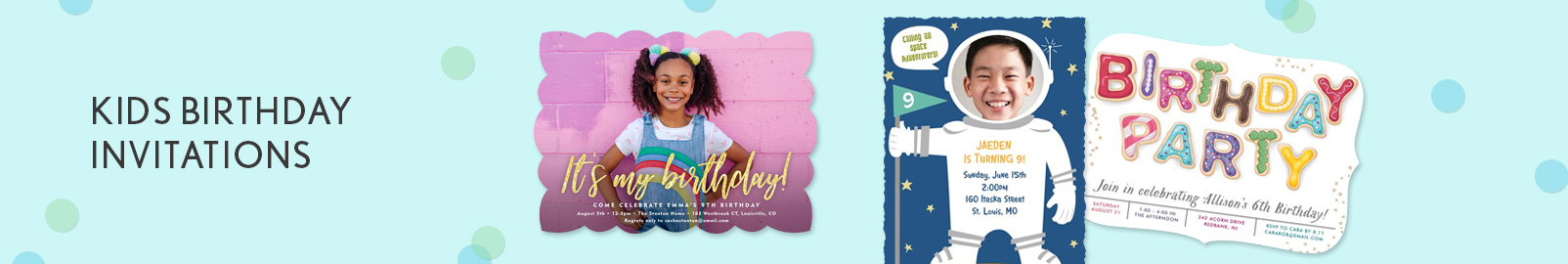 Kids Birthday Invitations