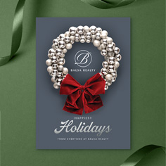 Real Estate <br> Business Holiday Cards